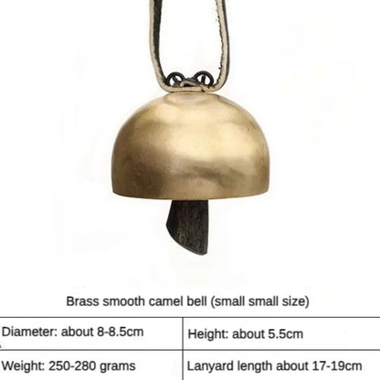 Handmade Brass Bell Meditation Copper Bells Outdoor Wind Chimes Sound Healing Chakra Mindfulness Musical Instruments Percussion