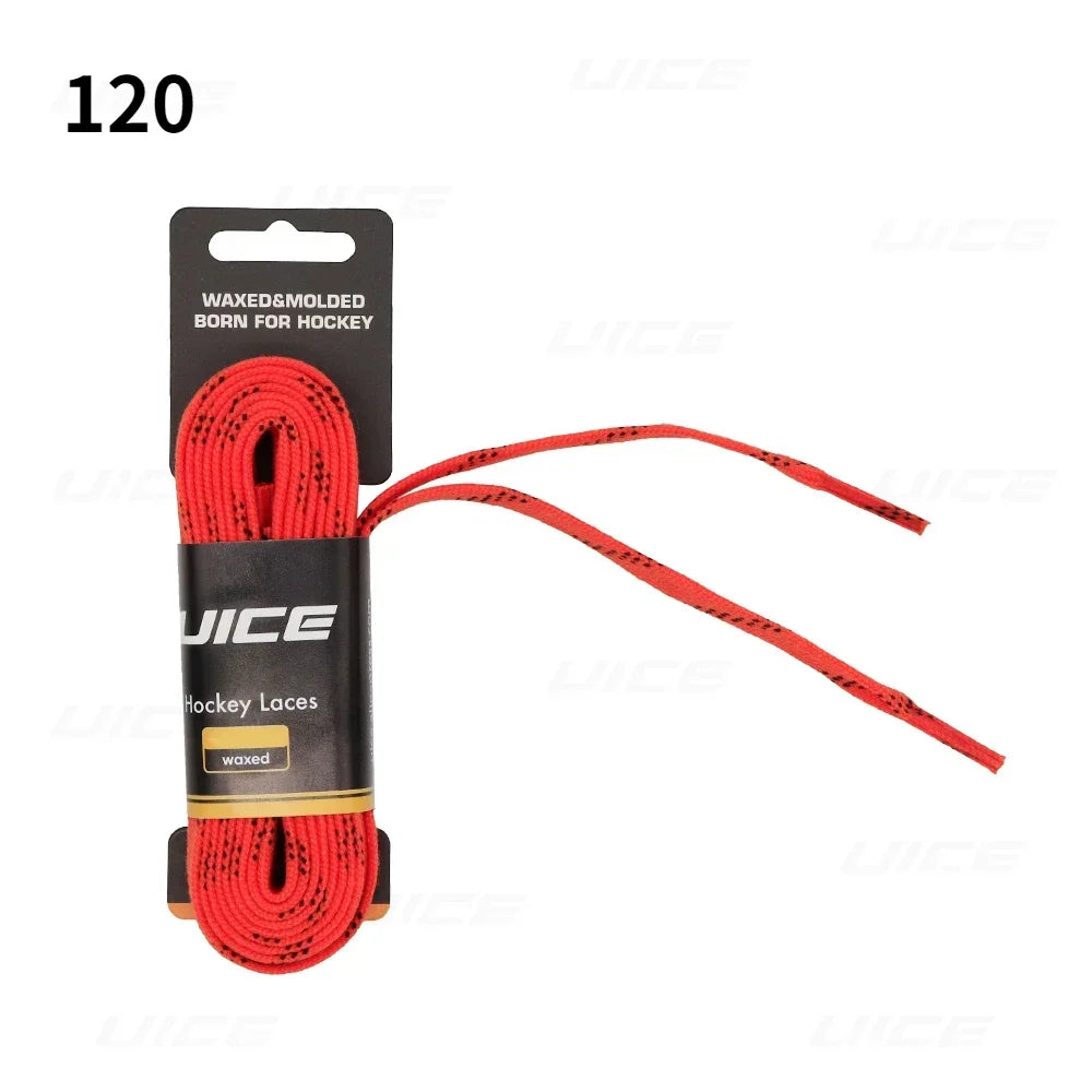 UICE Ice Hockey Skate Laces 84/96/108/120inch Skates Hockey Shoe Lacer Dual Layer Braid Reinforced Hockey Accessories