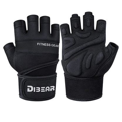 Bodybuilding Gym Gloves Powerlifting Dumbbell Kettlebell Crossift Training Fitness Gloves For Man Women Home Workout