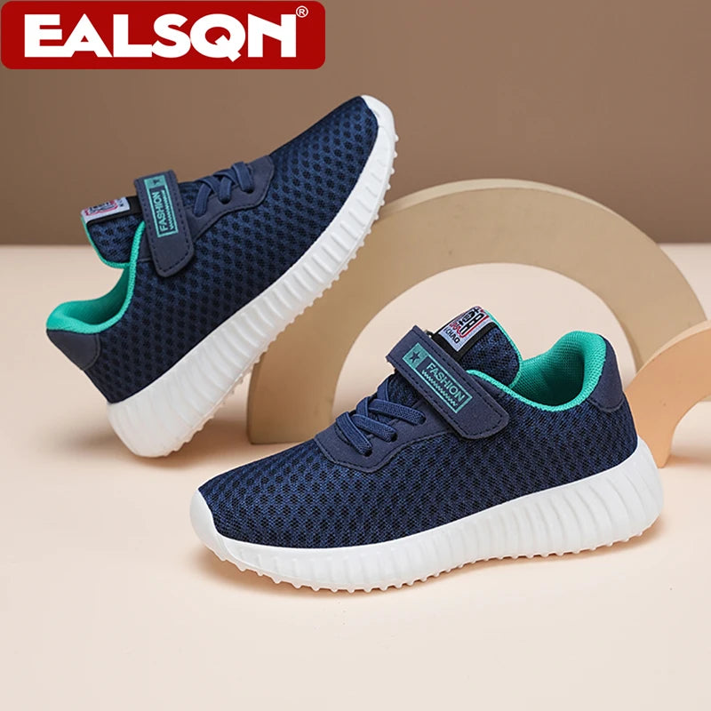 Summer Kids Breathable Lightweight Walking Sneakers Children's Outdoor Running Shoes for Boys' Sports Tennis
