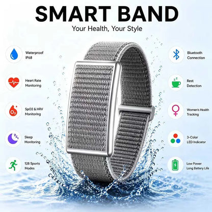 IYTSFT Fitness Tracker Smart Band Ultra-Thin Light 30-Day Standby Heart Rate Blood Oxygen IP68 Waterproof Pedometer