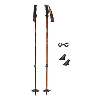 Skiing Pole Adjustable Trekking Poles for Outdoor Adventures Hiking Support Snowboarding Sturdy Walking Sticks for Mountains