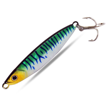 Metal Fishing Lure 10g 15g 20g Shore Cast Hook Swimbait Spoon Jig Artificial Bait Laser Cover Pike Trout Pesca Spinning Tackle