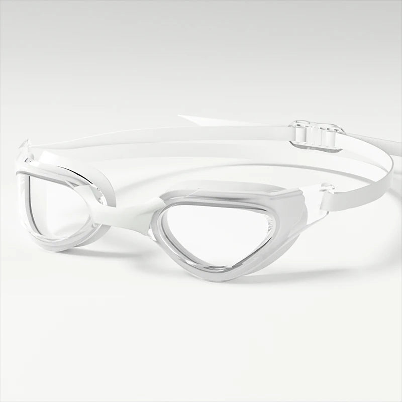Professional Adult Racing Swim Goggles - High Definition, Waterproof, Anti-Fog, Wide-Angle Lenses with Adjustable Strap