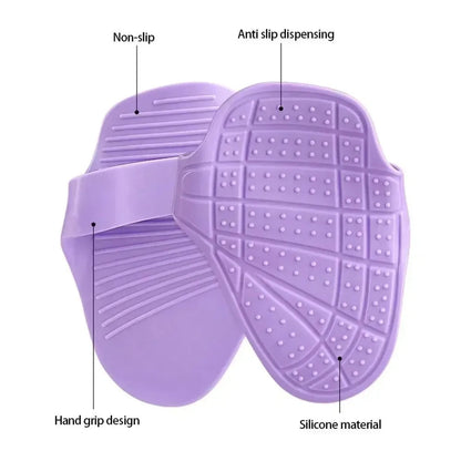 New 1Pair Silicone Weight Lifting Grip Pads Gloves Non-Slip Palm Protection Hand Grips Unisex Dumbbell Pull-up Strength Training