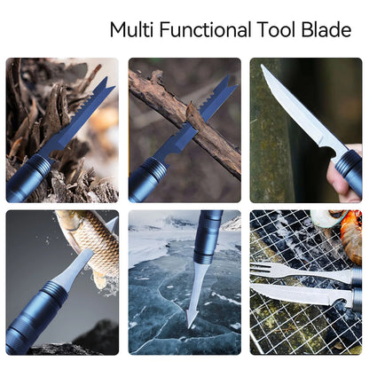 Multifunctional Aluminum Alloy Trekking Poles Durable Lightweight Adjustable Walking Sticks For Outdoor Hiking Camping