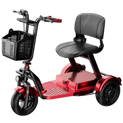 Lightweight Mobility Scooter Tricycle Foldable For Elders With Removable Battery/Anti Theft Family Electric Scooter For Seniors