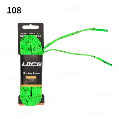 UICE Ice Hockey Skate Laces 84/96/108/120inch Skates Hockey Shoe Lacer Dual Layer Braid Reinforced Hockey Accessories