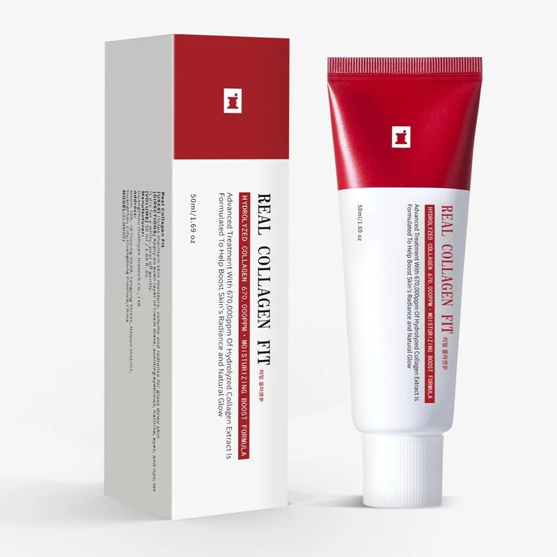 Collagen Fit Face Cream Hydrolyzed Collagen Moisturizing Boost Skin Elasticity Brightening Repair Facial Skin Care Cream