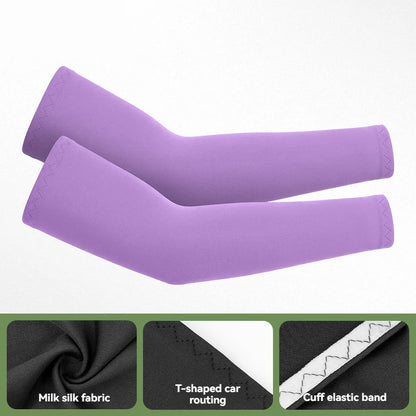 GTUBIKE 1 Pair Sports Cooling Arm Sleeves Basketball Cycling Arm Covers Outdoor Sports Mosquito and UV Protection Sleeves