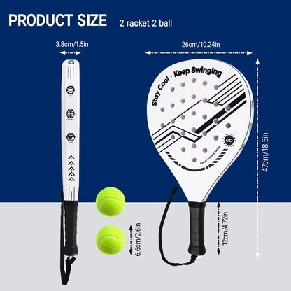 2026 Newest Tennis Racket | Padel Racket, Made of Ultra Light Carbon Fiber Material, with Strong Elasticity and Good Quality