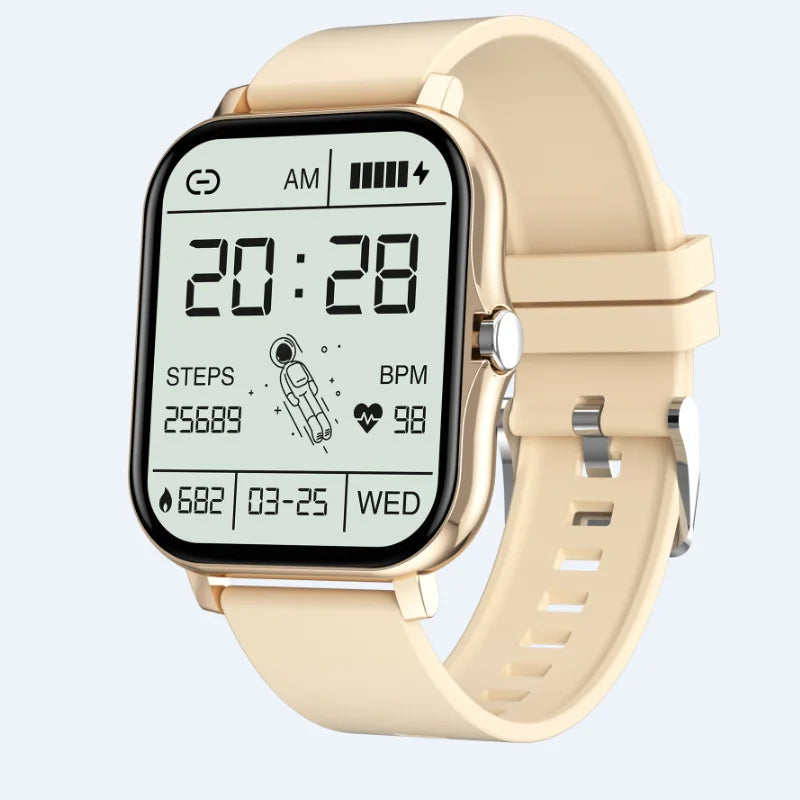 Smart Watch For Men Women Gift Full Touch Screen Sports Fitness Watches Blue Tooth Call Smartwatch Music Wristwatch Waterproof