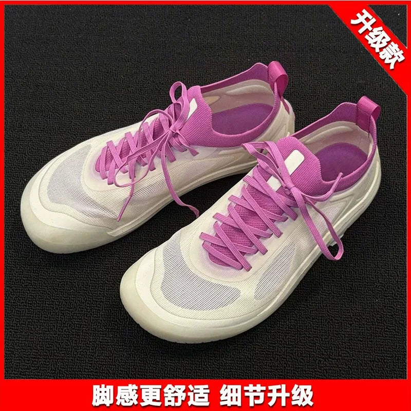2026 Men Women Outdoor Walking Shoe Top Quality Summer Breathable Outdoor Hiking Barefoot Shoe Comfortable Flat Bottom