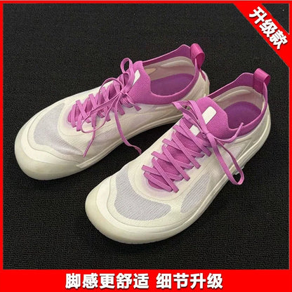 2026 Men Women Outdoor Walking Shoe Top Quality Summer Breathable Outdoor Hiking Barefoot Shoe Comfortable Flat Bottom