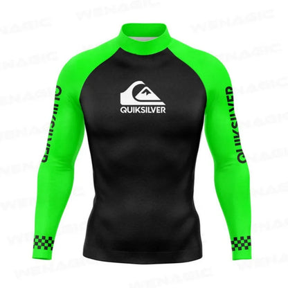 Swimming Suit for Men 2026 New Long Sleeve Bathing Suit Quick-Drying Rash Guard Sun Protection