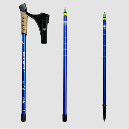 Nordic Telescopic Walking Poles 2PcsTrek Pole Aluminum Alloy Shooting Cane Strong Locking Walking Pole Lightweight Hiking Cane
