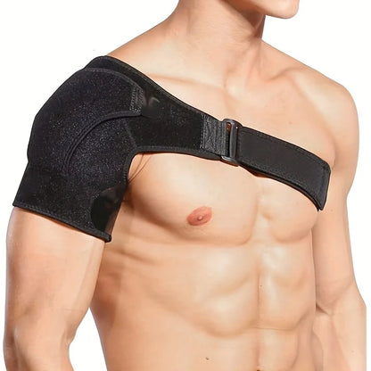 Suptrust Recovery Shoulder Brace for Men and Women, Shoulder Support Brace, Adjustable Fit Sleeve Wrap,One Size Regular