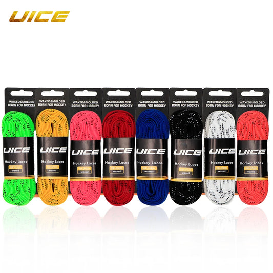 UICE Ice Hockey Skate Laces 84/96/108/120inch Skates Hockey Shoe Lacer Dual Layer Braid Reinforced Hockey Accessories