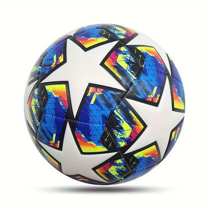 Football standard size 5 machine sewn ball PU explosion-proof material sports league outdoor competition football training