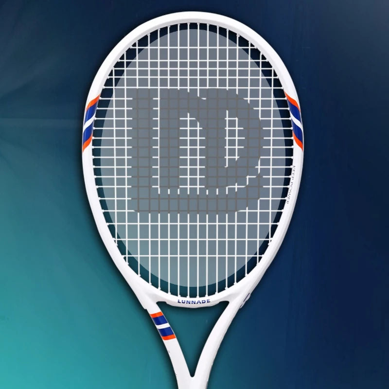 Professional Tennis Rackets Beginner Practice Tennis Rackets Durable Composite Carbon Training Racket Portable Sports Equipment