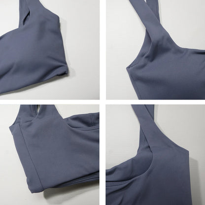 Summer Women Workout Yoga Bra Running Shockproof Sportswear Female Casual Crop Top Gym Train Underwear Women Backless Bras