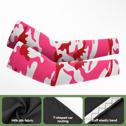 GTUBIKE 1 Pair Sports Cooling Arm Sleeves Basketball Cycling Arm Covers Outdoor Sports Mosquito and UV Protection Sleeves