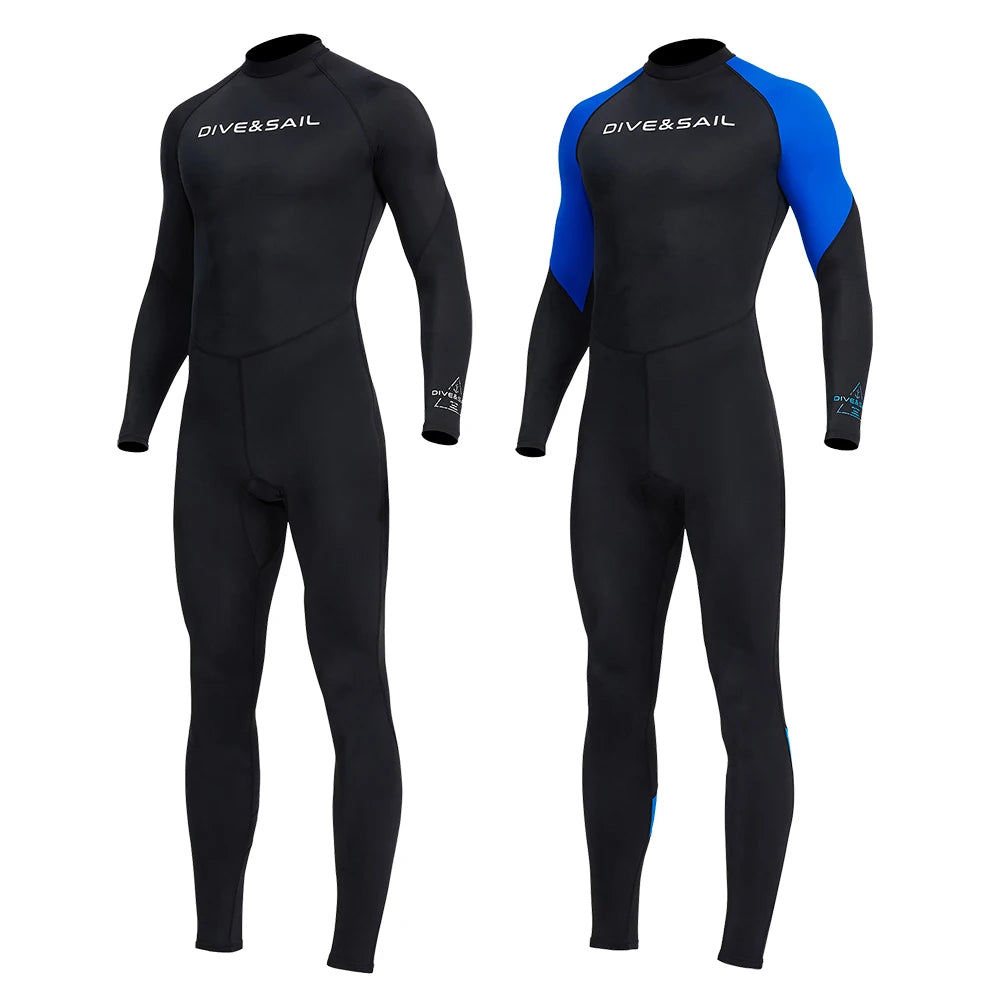 Men Diving Skin Clothes Cold Proof Sunscreen Snorkeling Surfing Swimsuit with Zipper Anti-scratch Breathable Outdoor Accessories