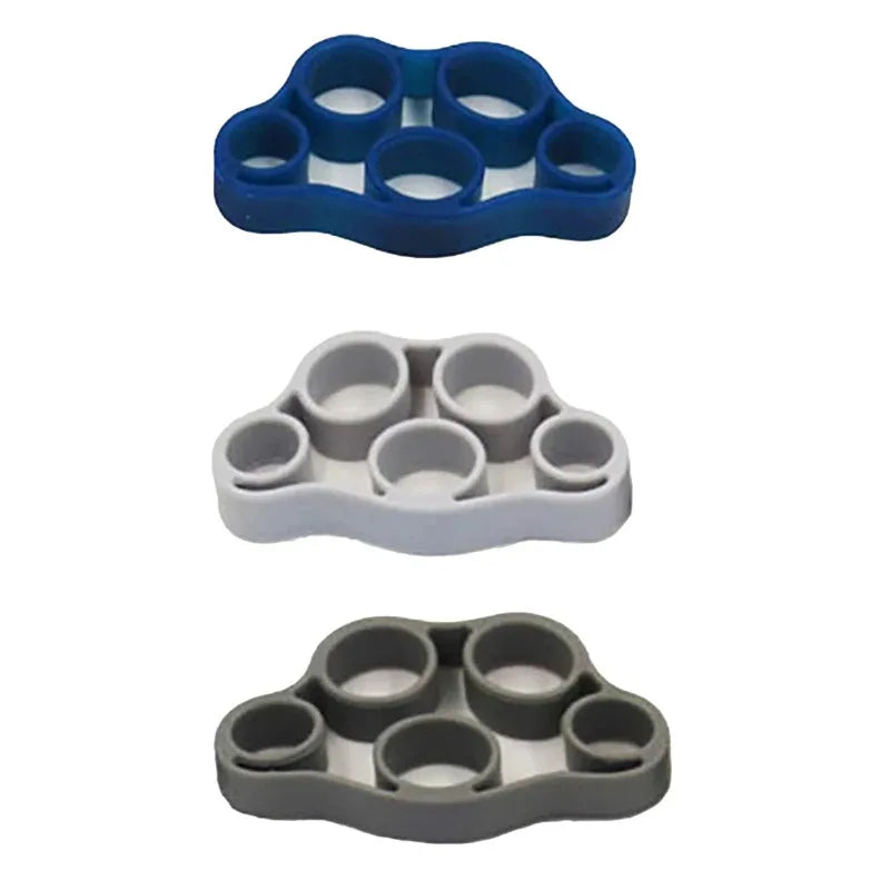 1/8pcs Silicone Finger Grip, Resistance Band, Wrist Stretcher, Elastic Five Finger Expander, Strength Training Device, Exercise