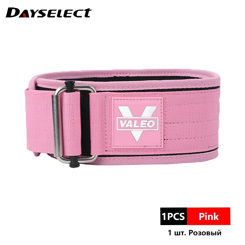 Quick Locking Weightlifting Belt Adjustable Nylon Gym Workout Belts for Men and Women Deadlifting Squatting Lifting Back Support