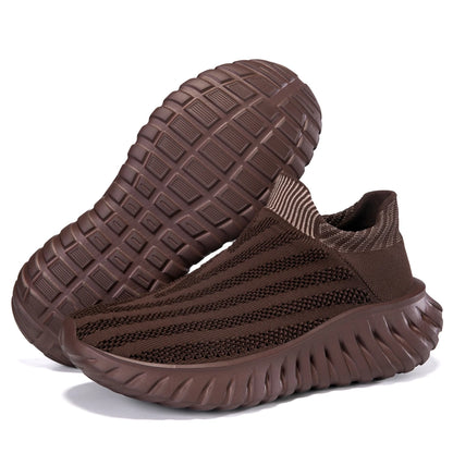 Men's One Foot Walking Shoes Anti Slip Running Shoes, Breathable Thick Soled Shoe Lightweight Fitness Casual Sneakers for Women