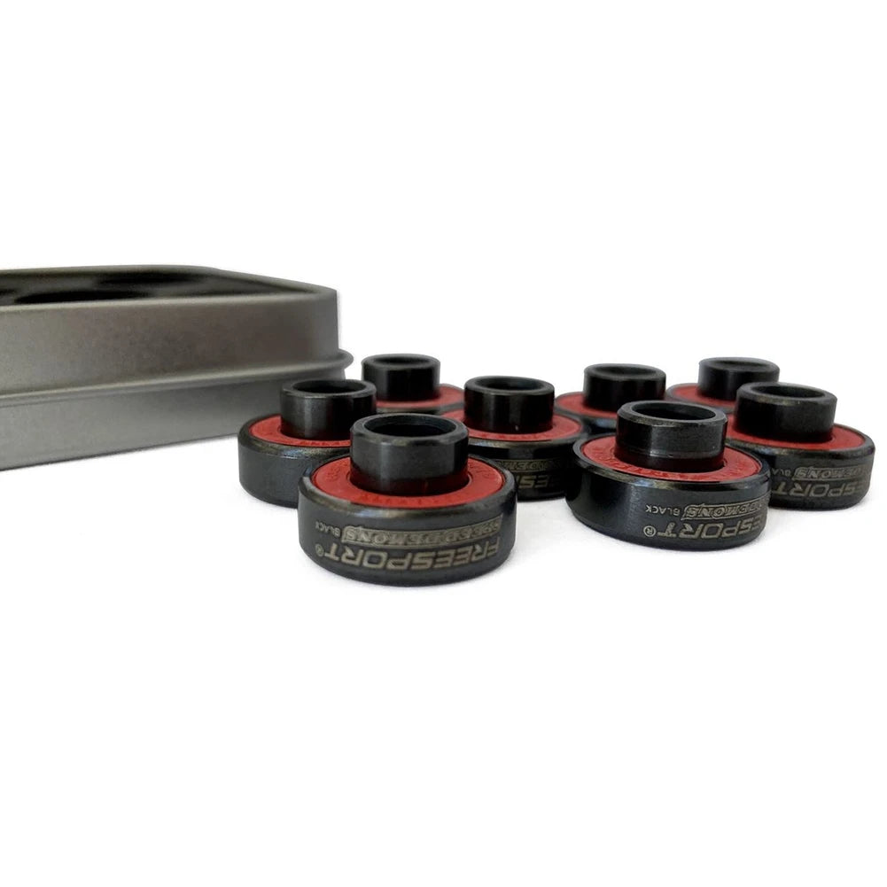 608 Hybrid Black Ceramic Bearings for Inline Skate or Skateboard Scooter Longboard (Pack of 8)