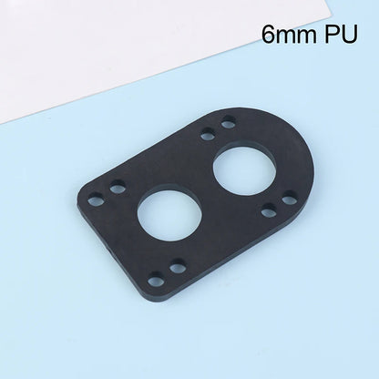 1Pc Black PU Longboard Riser Pads Skateboard Shock Pads For Truck Mounting Hardware Adults Kids Outdoor Sports Tool