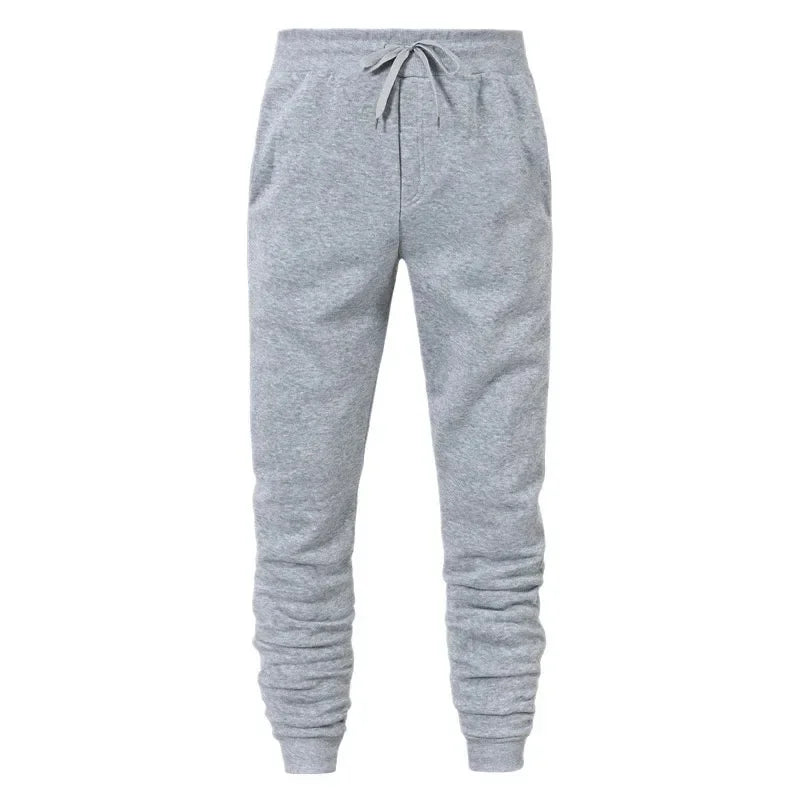 Men Casual Fitness Sports Pants, Breathable Long Trousers for Workout and Exercising