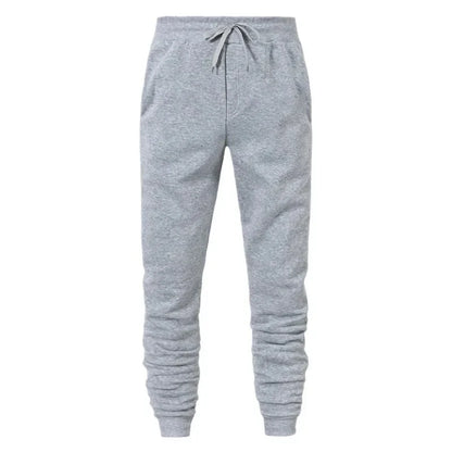 Men Casual Fitness Sports Pants, Breathable Long Trousers for Workout and Exercising