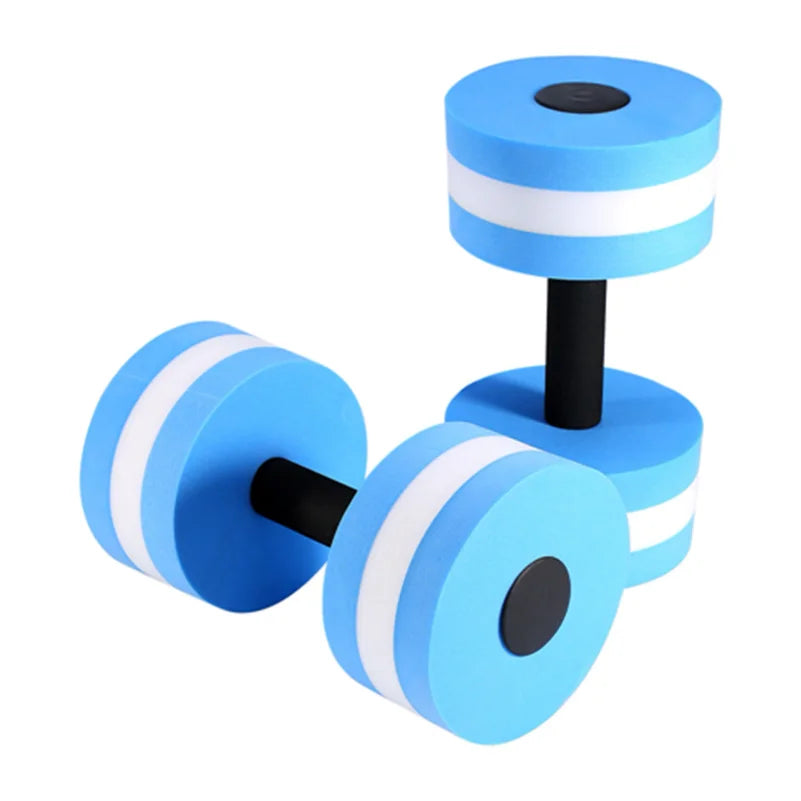 2PCS EVA Water Aerobics Fitness Equipment Fitness Dumbbells Suitable For Swimming Pool/Gym/School/Parent-Child Garden/Etc.