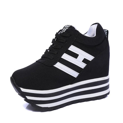 Autumn New Fashion Women's Platform Shoes Comfortable and Non Slip Women's Boots Casual Flat Bottom Shoes Thick Sole Sports Shoe