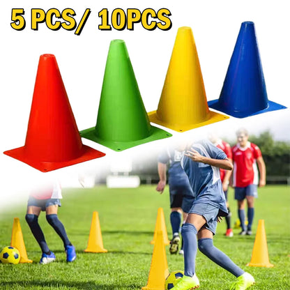 Children Soccer Practice Cones Sports Training Cones 18cm Marking Discs Traffic Cone Agility Obstacles Football Accessories