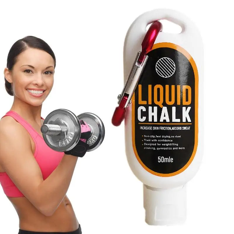 100/50/30ml Sports Liquid Magnesium Powder Fitness Lifting Anti Slip Cream Grip Liquid Magnesium For Pole Dancing Rock Climbing