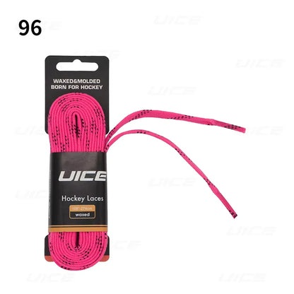 UICE Ice Hockey Skate Laces 84/96/108/120inch Skates Hockey Shoe Lacer Dual Layer Braid Reinforced Hockey Accessories