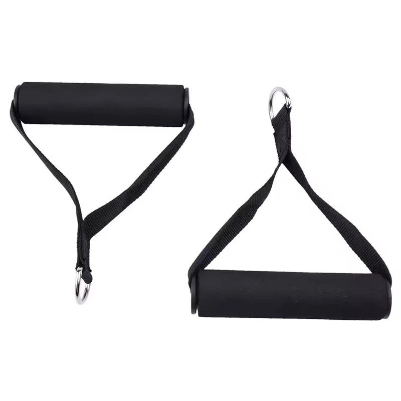 2Pcs of Professional Rope Grip Gym Exercise Resistance Bands with Anti Slip Handles Fitness Accessories