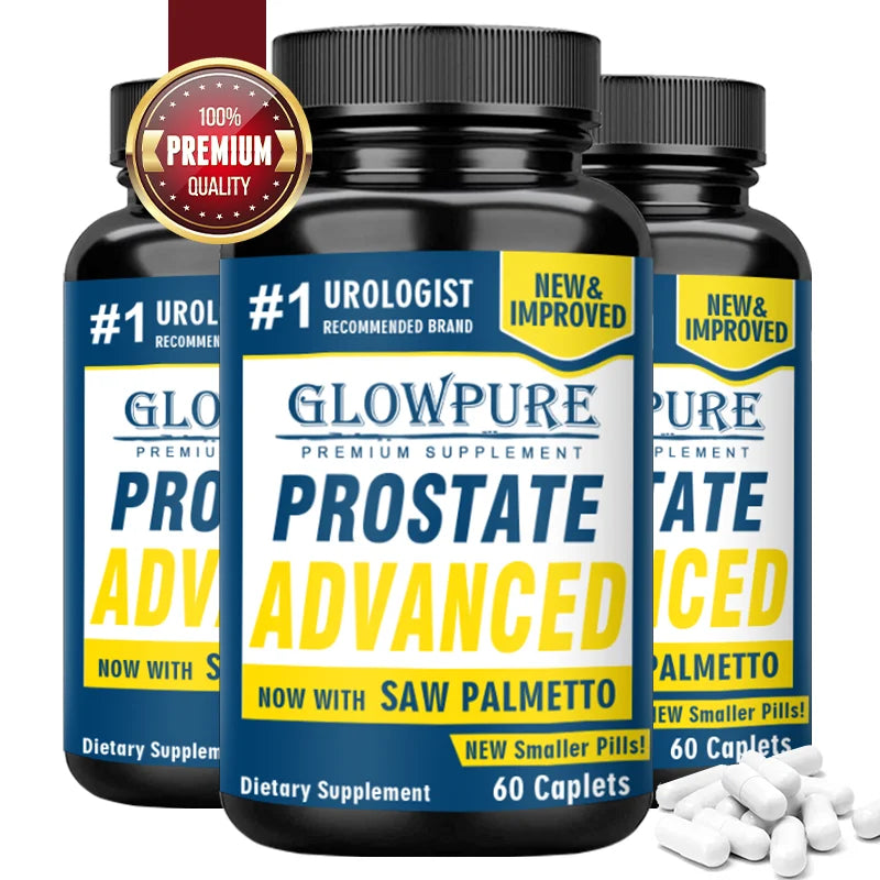 Saw Palmetto Prostate Supplement for Men - Supports Bladder, Urinary & Prostate Health with Beta-Sitosterol, Reishi, Vitamin D