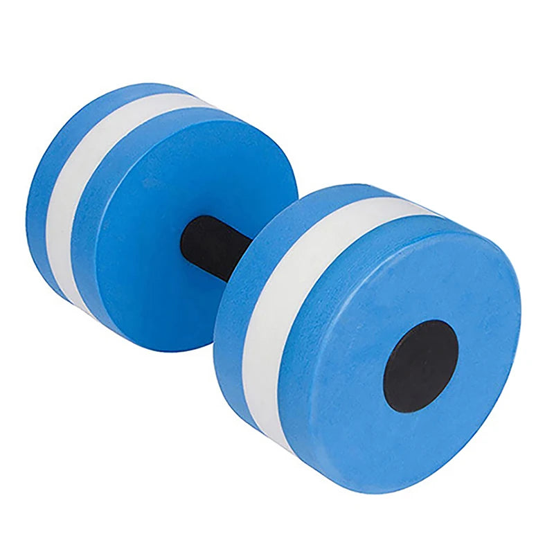 Floating Swim Gym Dumbbell Water Weight Aerobics Fitness Pool Water Swimming Aqua Exercise Barbell EVA Foam Aquatics Dumbbell