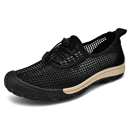 2025 Summer Walking Shoes Men Sneakers Sport Lightweight Casual Hiking Shoes Men Breathable Aqua Shoes Man Outdoor Footwea
