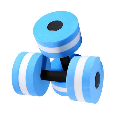 2PCS EVA Water Aerobics Fitness Equipment Fitness Dumbbells Suitable For Swimming Pool/Gym/School/Parent-Child Garden/Etc.