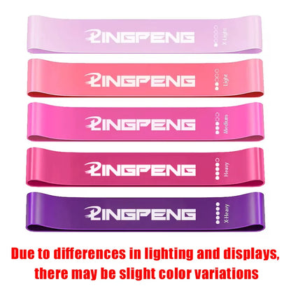 Portable Fitness Workout Equipment Rubber Resistance Bands Yoga Gym Elastic Gum Strength Pilates Crossfit Women Weight Sports
