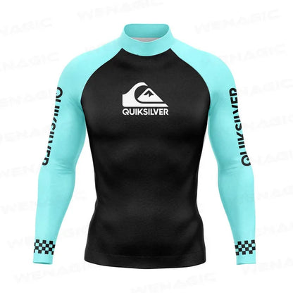Swimming Suit for Men 2026 New Long Sleeve Bathing Suit Quick-Drying Rash Guard Sun Protection