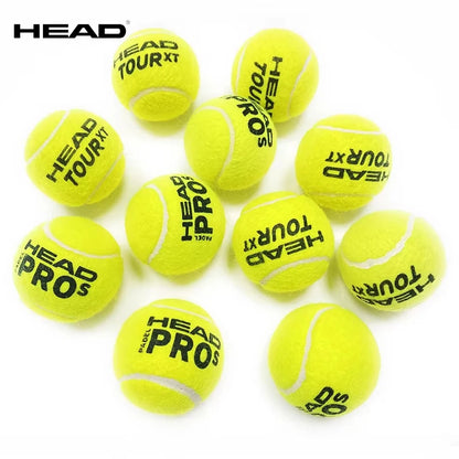 HEAD Tennis Ball 3/6/9PCS Wool Rubber Training Balls High Elasticity Match Balls Durable Excesice Tennis (Random model)