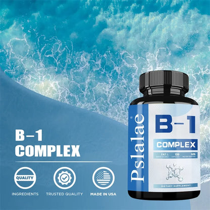 Vitamin B1 Complex - Improves Energy Levels, Boosts Metabolism, and Supports Nervous System Health