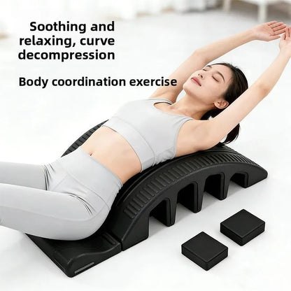 Pilates Upgraded Spine Corrector, Lumbar Stretching, Lumbar Exercise, Yoga Equipment，Back Trainer，Fitness & Body Building