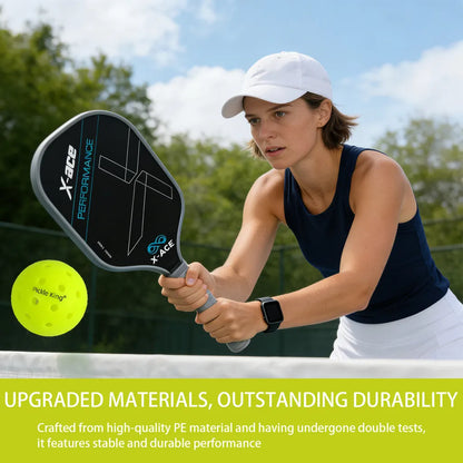 Pickleball Ball 40 Hole,6/12/24/30Pcs,Professional Competition Training for Pickleball, Stable Flight, Pickle King Ball